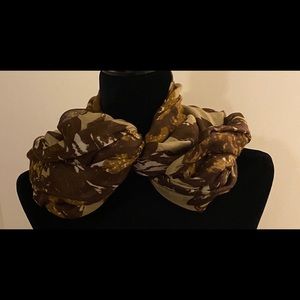 Charming Charlie Multi Print (Brown) Scarf